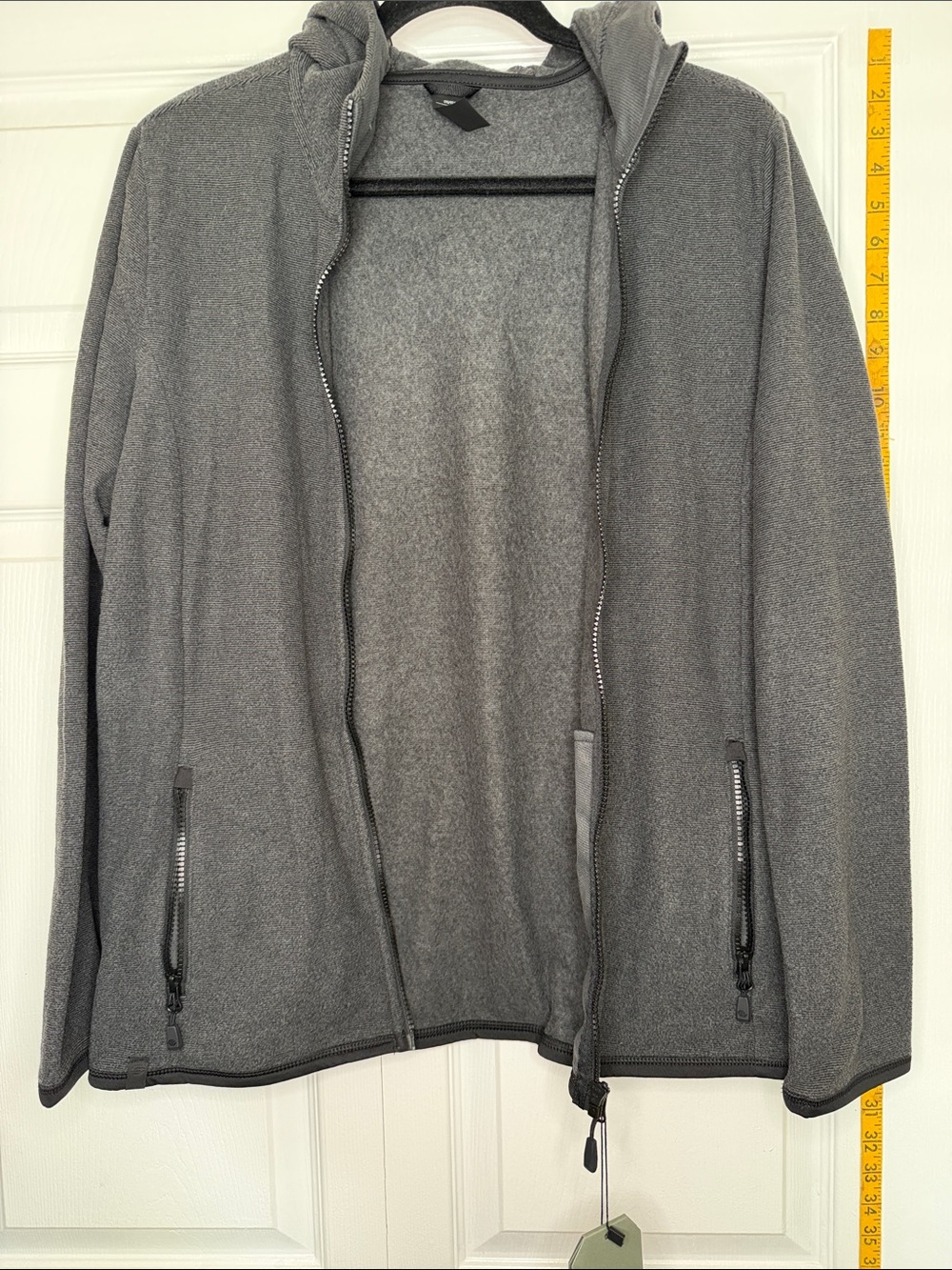 Women’s Full-Zip Hooded Fleece Jacket - Gray